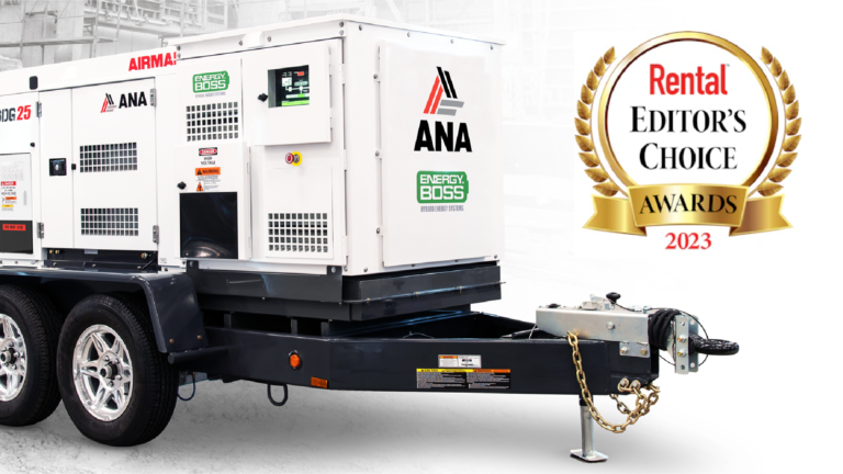 ANA Inc.’s Hybrid Energy System – Energy Boss™, wins Rental 2023 Editor’s Choice Award