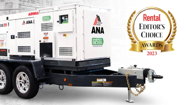 ANA Inc.’s Hybrid Energy System – EBOSS®, wins Rental 2023 Editor’s Choice Award